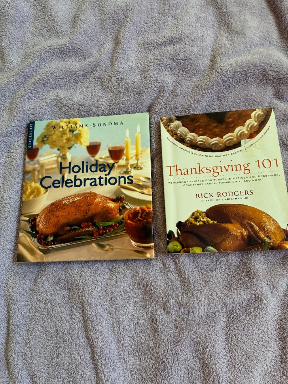 Set of 2 Holiday Cookbooks
